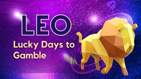 leo gambling luck today|♌ Gambling horoscope for Leo this week .
